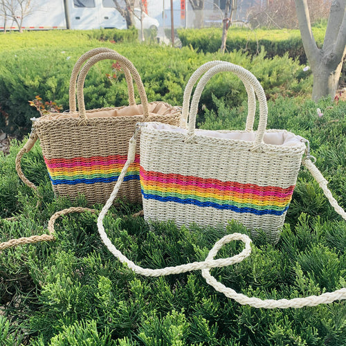Beach bag with Colorful Accents Bowlift