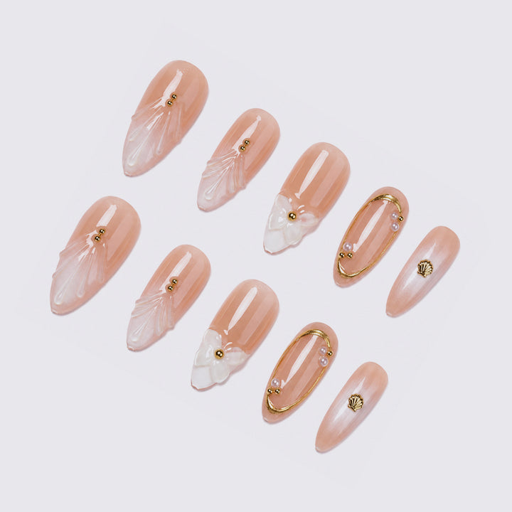 Decorative Premium Press-On Nail Art Set Bowlift 1788495927