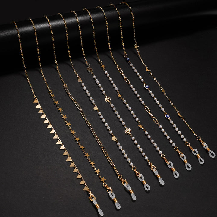 Trendy Geometric Eyewear Chain Bowlift