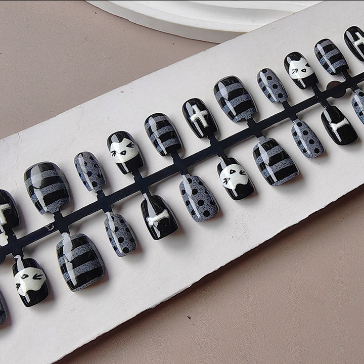 Artifical nails with Playful Animal Designs Bowlift