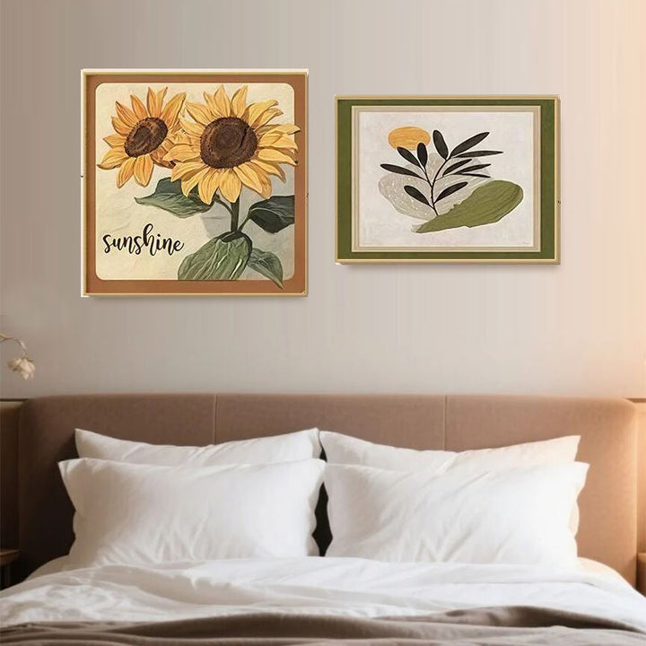 Elegant Floral Relief Wall Decor