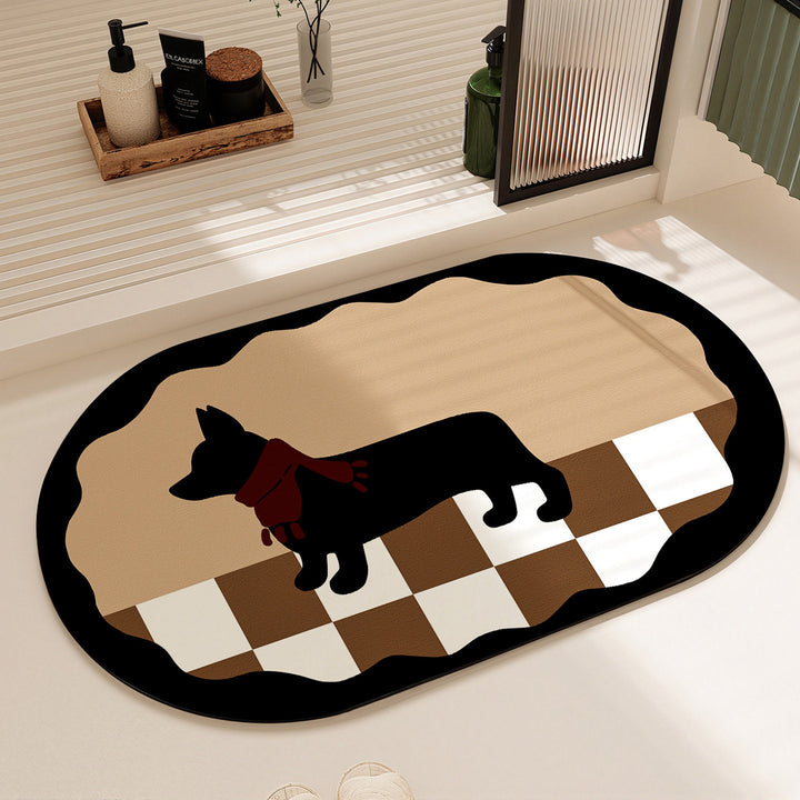 Decorative Pet Mat Bowlift