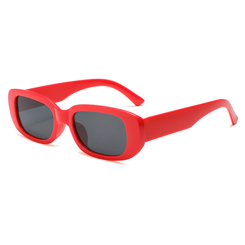 Women's fashionable rectangular sunglasses with adjustable nose pads Bowlift