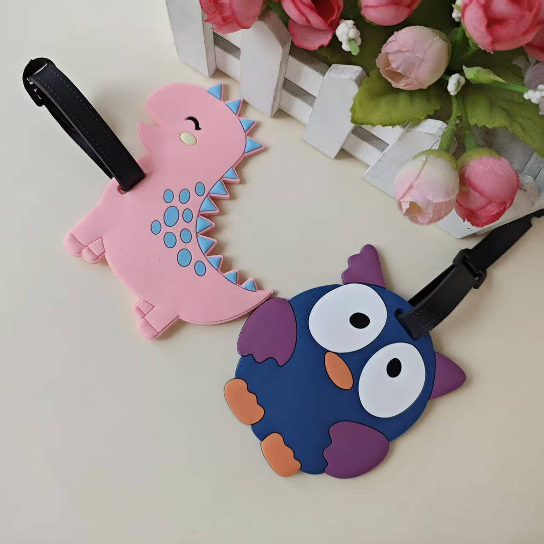 Unisex Luggage Tag with Eye-Catching Safety Message Bowlift