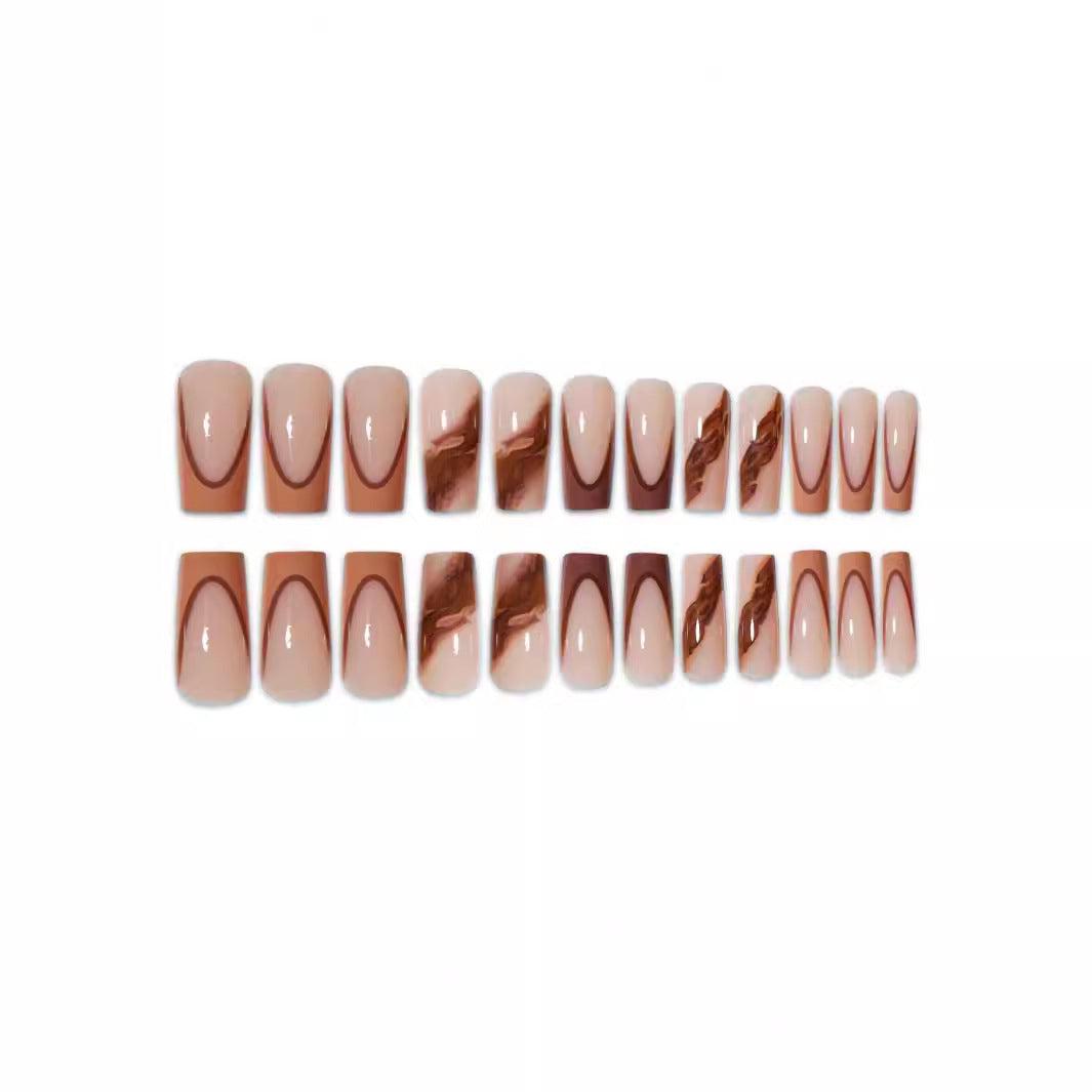 Artistic Marble Nail Enhancements Bowlift