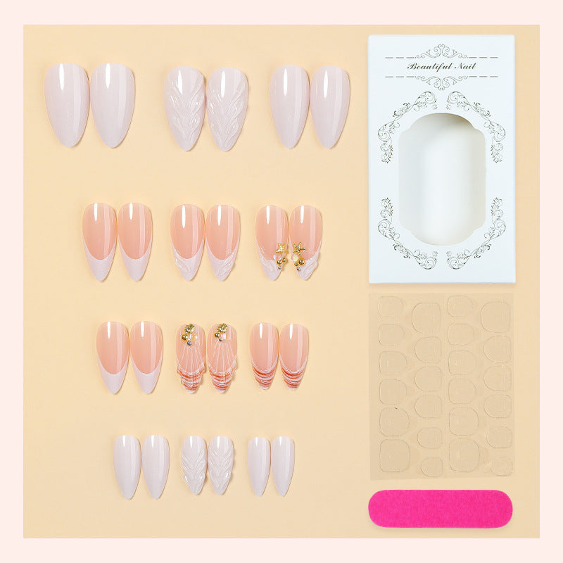 Elegant Decorative Press-On Nails Collection Bowlift