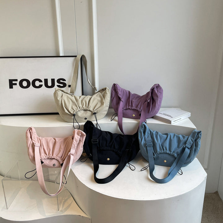 Casual Shoulder Bag With Adjustable Shoulder Strap Bowlift