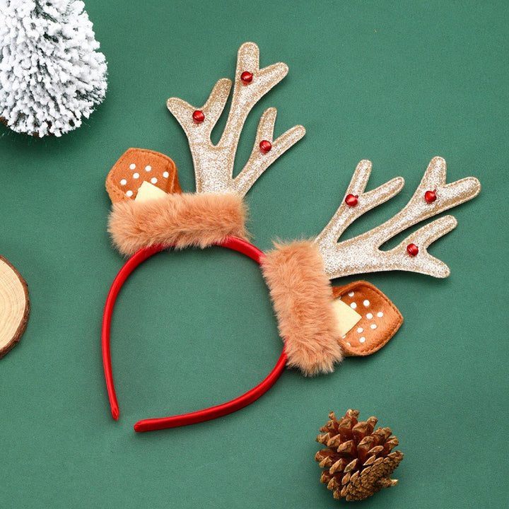 Festive Reindeer Headband Bowlift