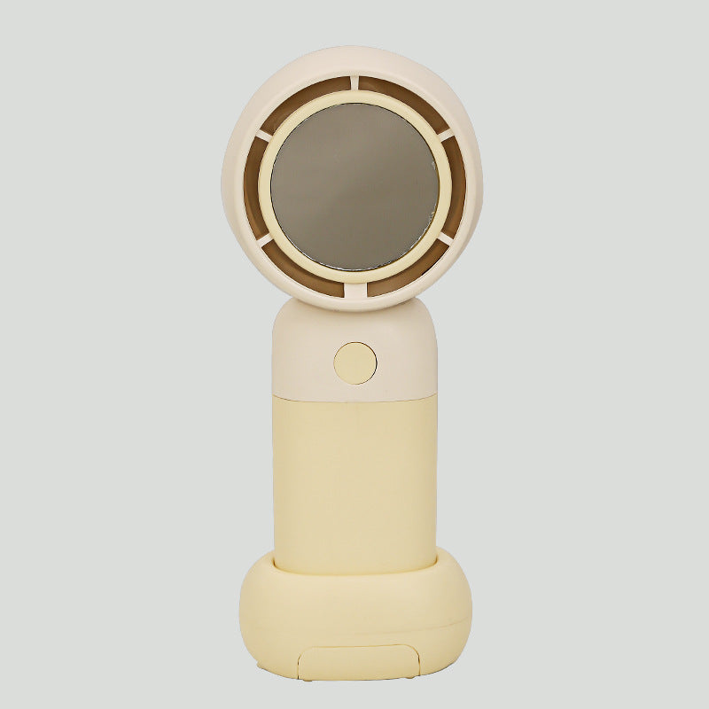 Women's Portable Mini Fan with Mirror Bowlift