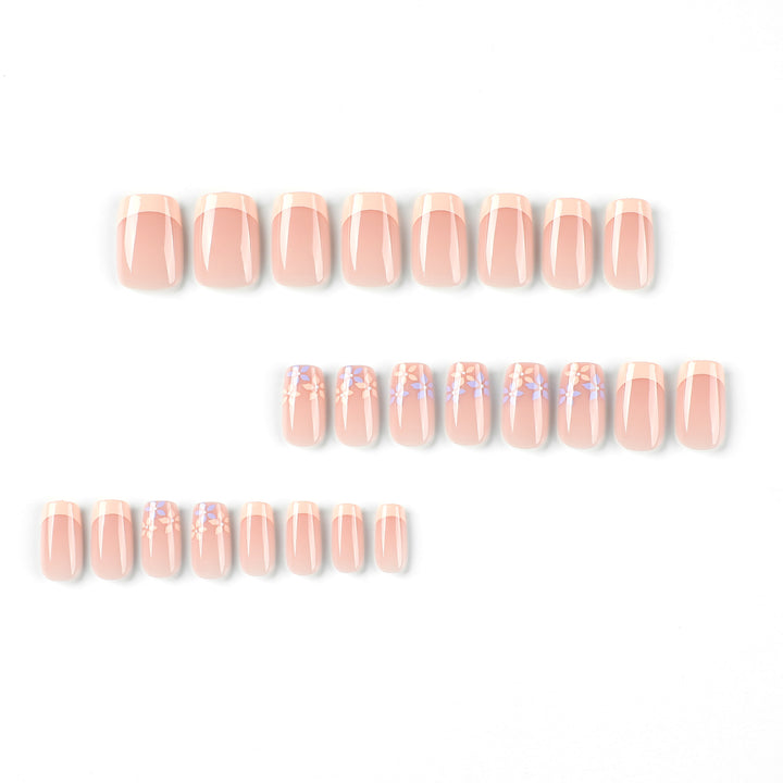 Artful Nail Art with Floral Accents Bowlift