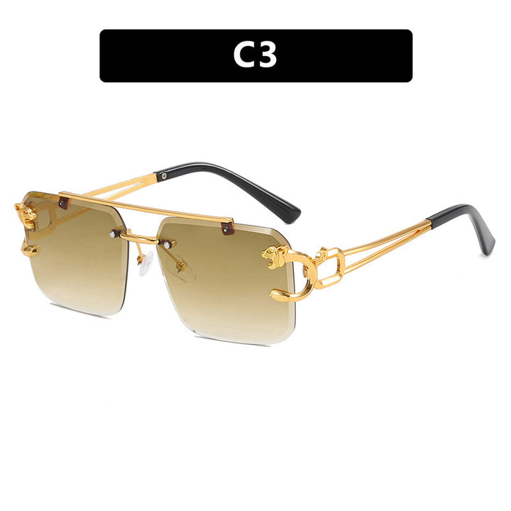 Women's square sunglasses with elegant decorative details Bowlift