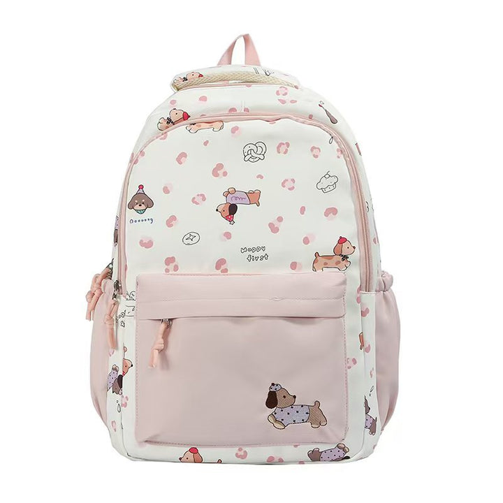Backpack with Creative Animal Motif and Comprehensive Compartments Bowlift
