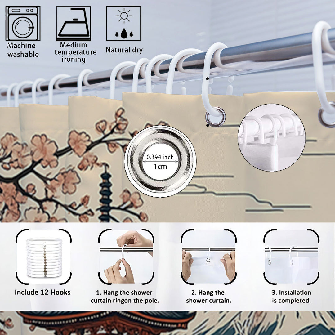 Cat-Themed Four-Piece Digital Bathroom Set Bowlift