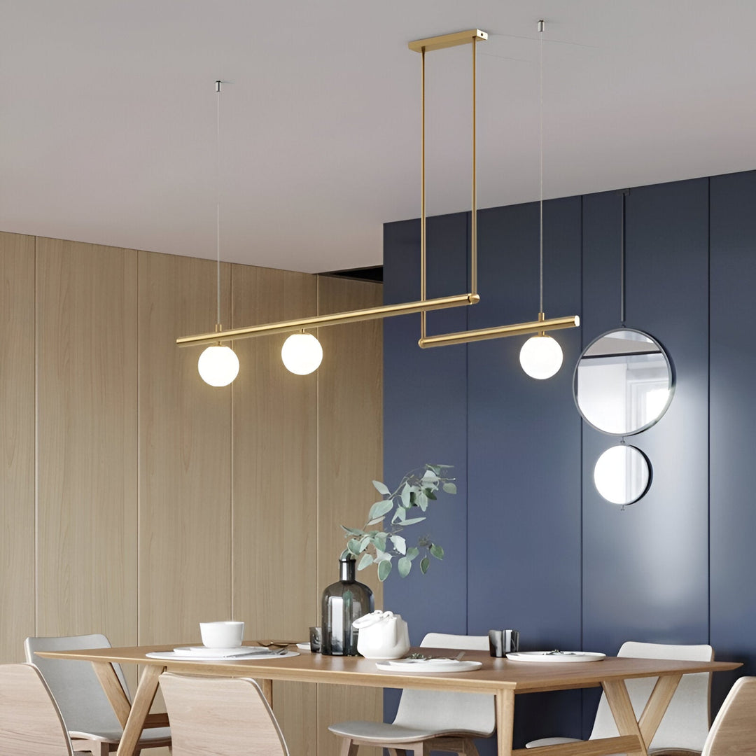 BowLift | Nordic Glass Linear Luxury Pendant Lamp