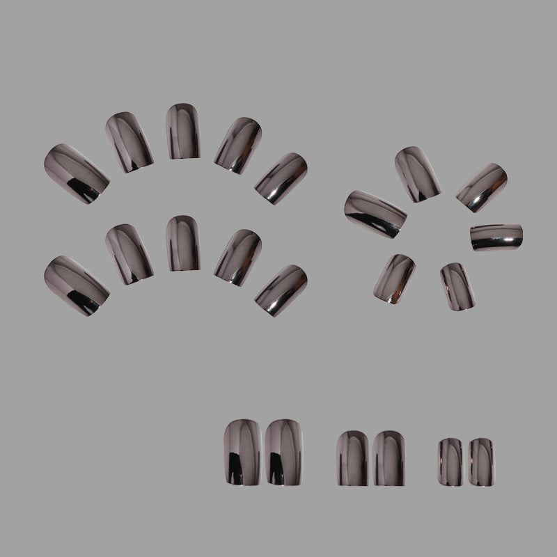 Glossy Press-On Nail Set Bowlift