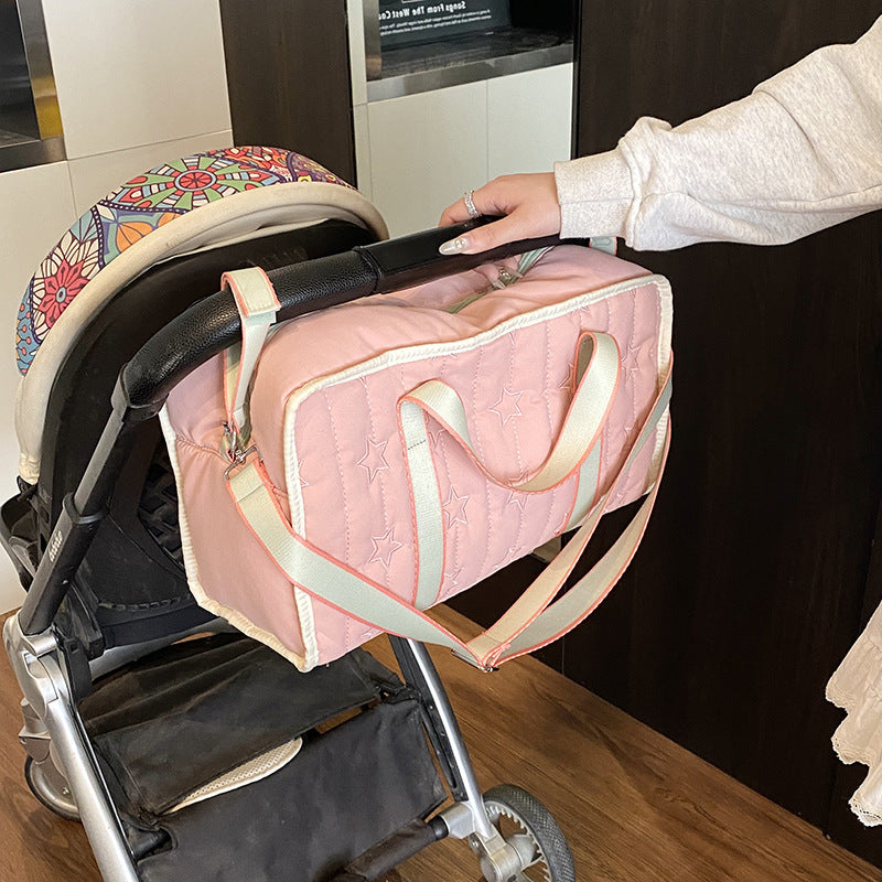 Stylish Quilted Duffel Bag Bowlift