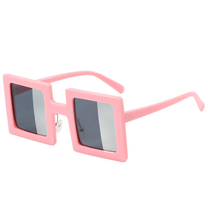 Women's fashionable square sunglasses with a unique, clear design Bowlift