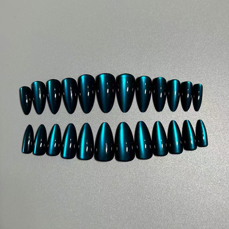Chic Glossy Almond-Shaped Nail Extensions Bowlift