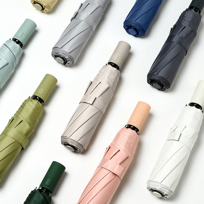 Women's Automatic Folding Umbrella with Ultra-Lightweight Design Bowlift