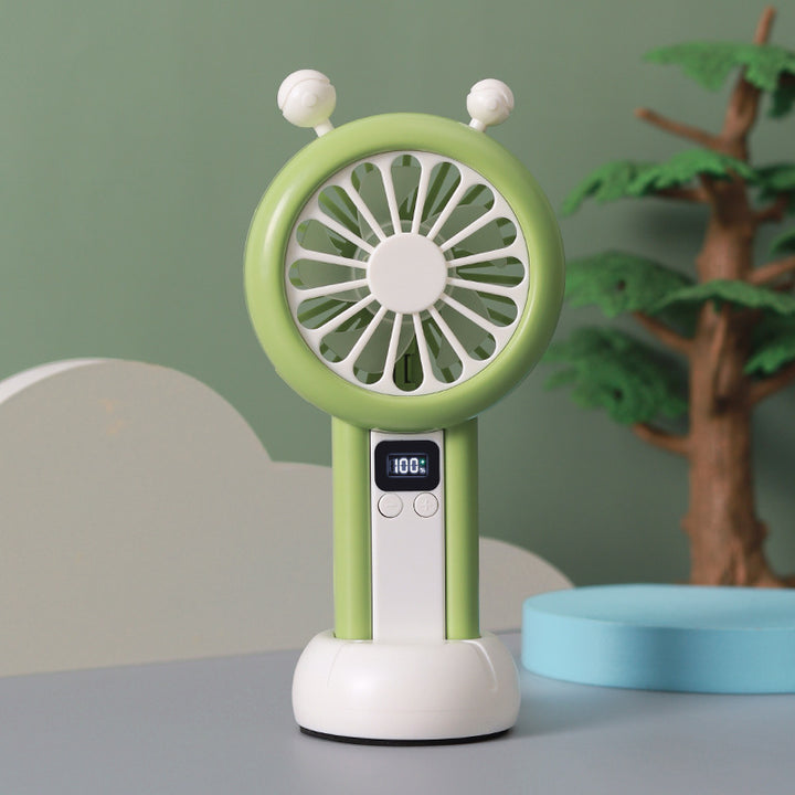 Unisex Portable USB Table Fan with Digital Speed Display Bowlift