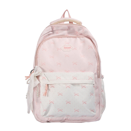Whimsical Bow Print Backpack