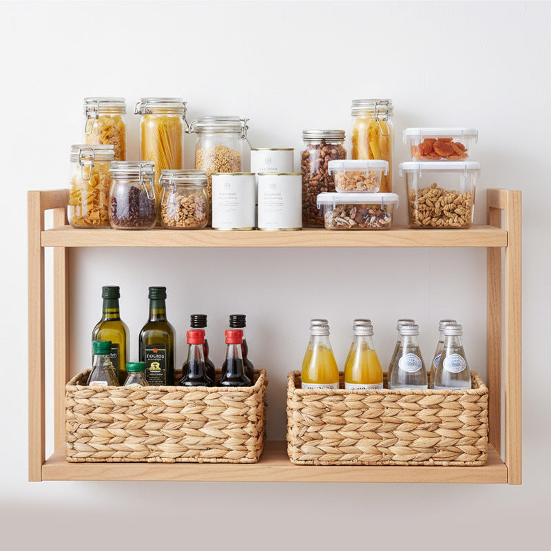 Natural Woven Storage Basket Bowlift