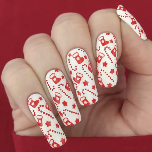 Themed Seasonal Nail Art Design Bowlift