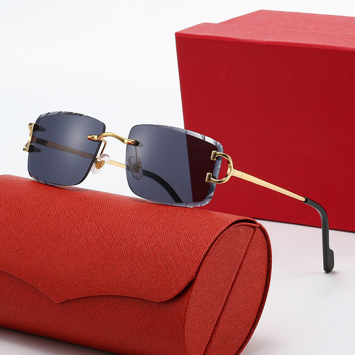 Ladies elegant half-frame corrective glasses Bowlift