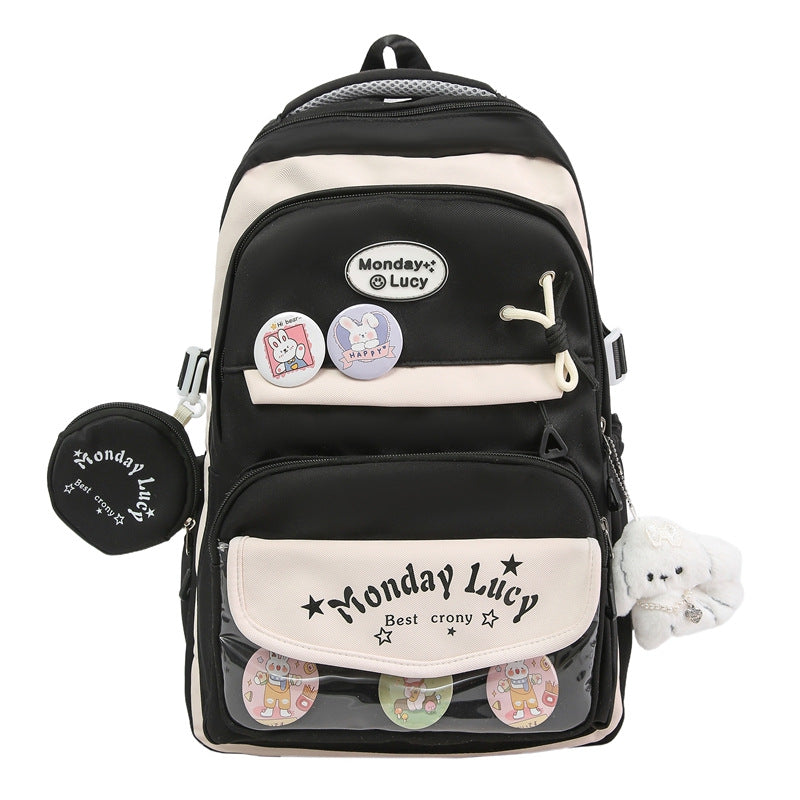 Children's Playful Character Design School Backpack Bowlift