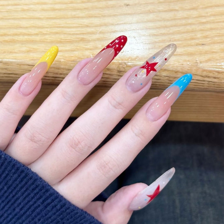 Artistic Long Stiletto Nail Enhancements Bowlift