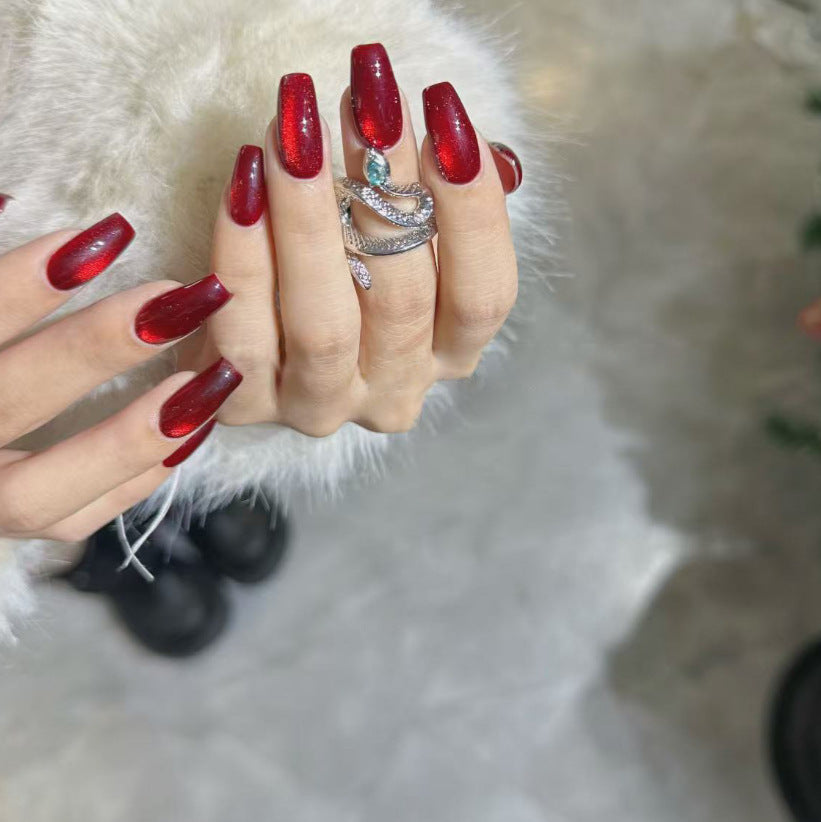 Sparkling Gel Nail Extensions Bowlift