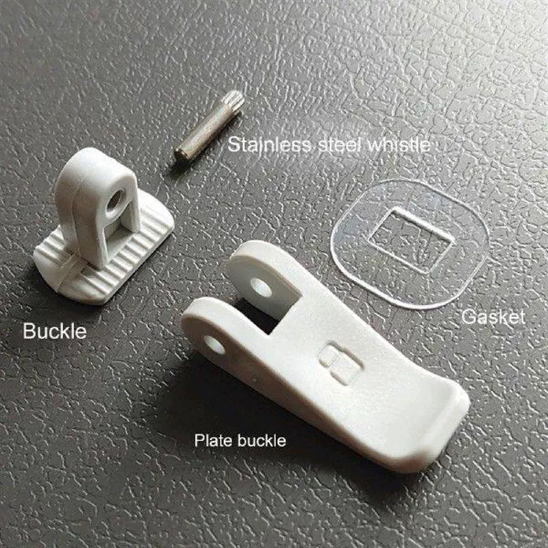 Unisex one-size portable air conditioning window vent adapter kit with adjustable sliding plate and oval exhaust connection Bowlift