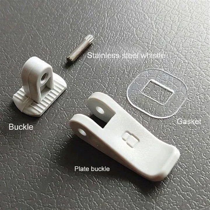 Unisex one-size portable air conditioning window vent adapter kit with adjustable sliding plate and oval exhaust connection Bowlift