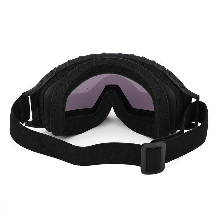 Tactical Ballistic Goggles with Anti-Fog Dual-Layer Lens and Adjustable Elastic Strap Bowlift