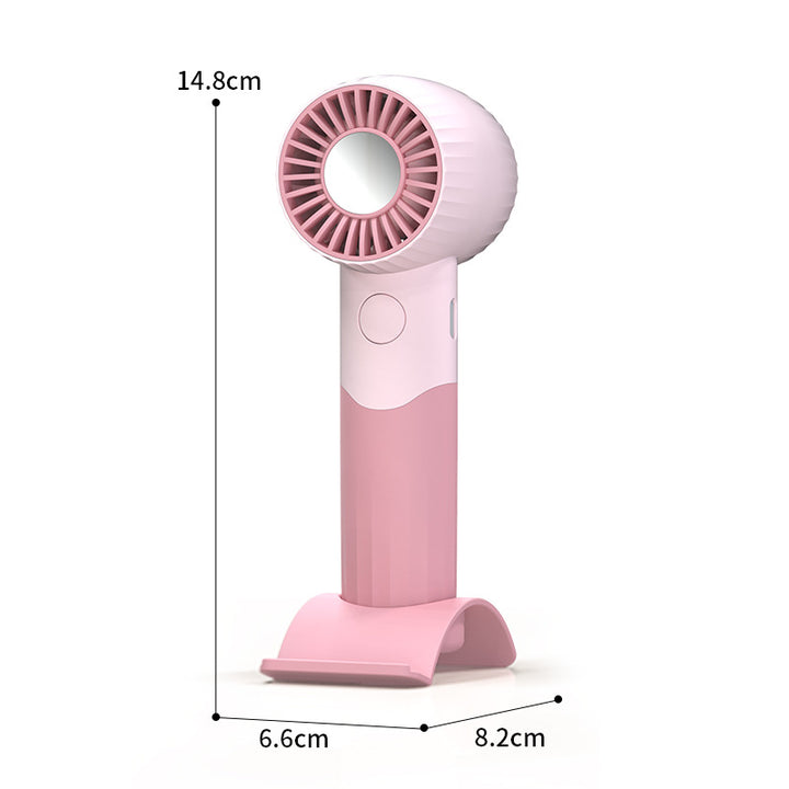 Women Portable Table Fan with Adjustable Tilt Angle Bowlift
