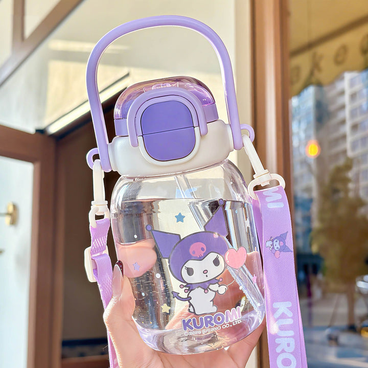 Women's practical drinking bottle with ergonomic grip Bowlift