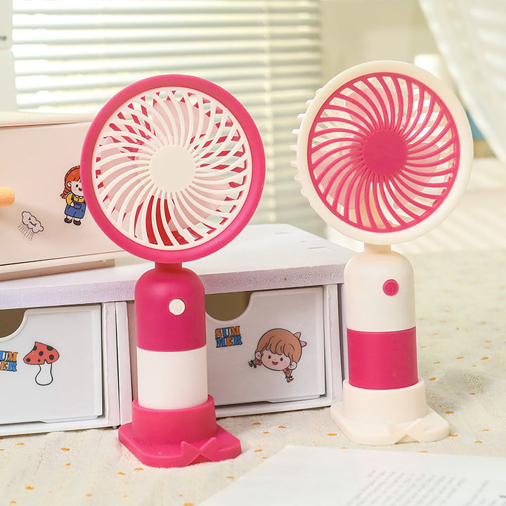 Women's Portable Mini Fan with USB Charging Function and Ergonomic Design Bowlift