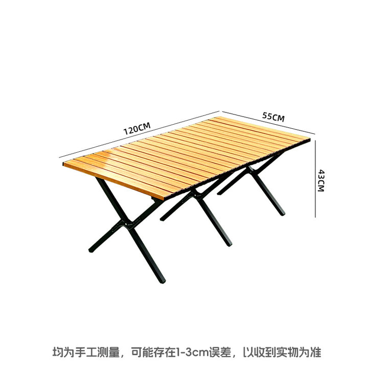 Folding Picnic Table Made of Wood Bowlift
