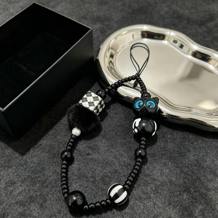 Cat-Themed Beaded Bracelet Bowlift