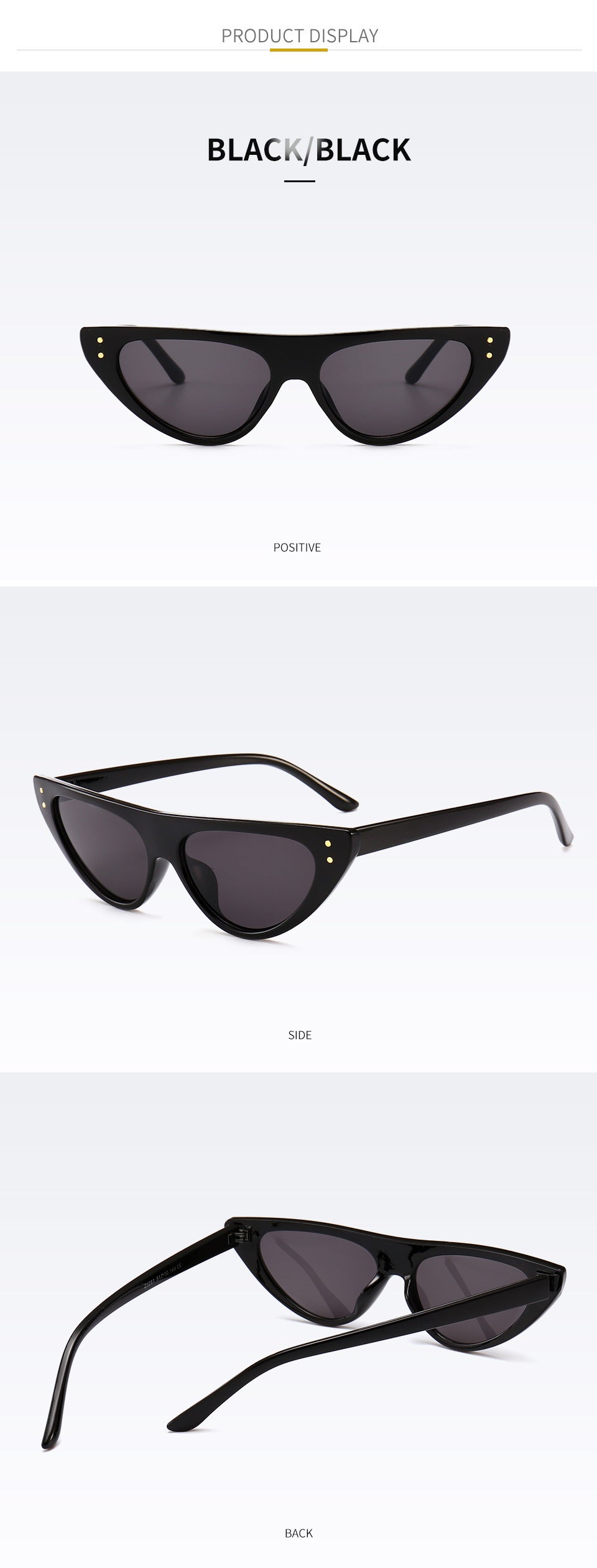 Chic Cat-Eye Sunglasses with Elevated Design Bowlift