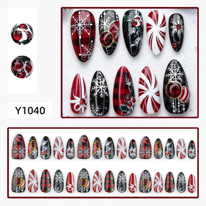 Artificial Nails in Modern Tribal Design Bowlift