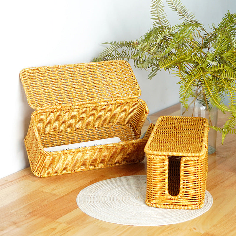 Storage Wicker Basket Bowlift