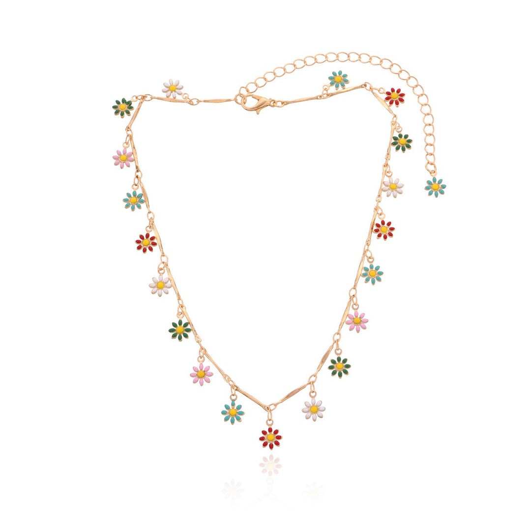 Floral Charm Necklace Bowlift