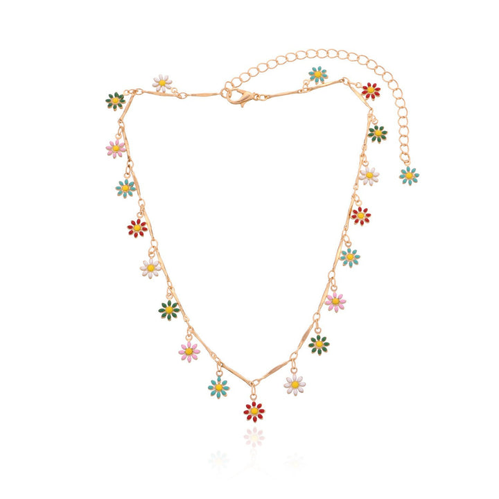 Floral Charm Necklace Bowlift