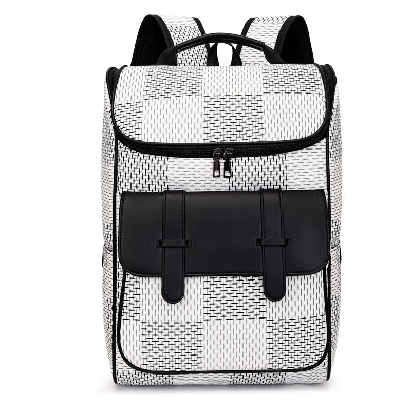 Modern Textured Laptop Backpack