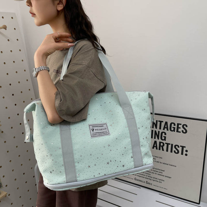 Stylish Multi-Pocket Travel Tote Bag Bowlift