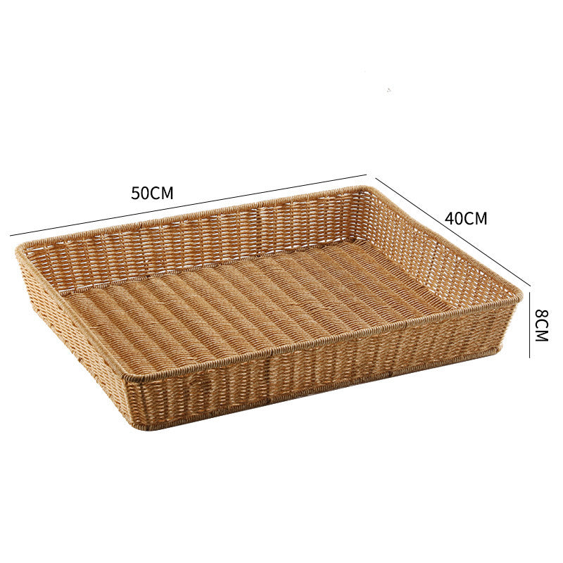 Natural Woven Storage Tray Bowlift