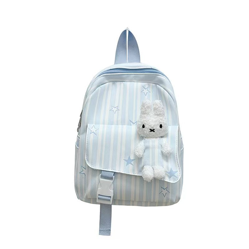 Plaid Patterned Backpack Bowlift