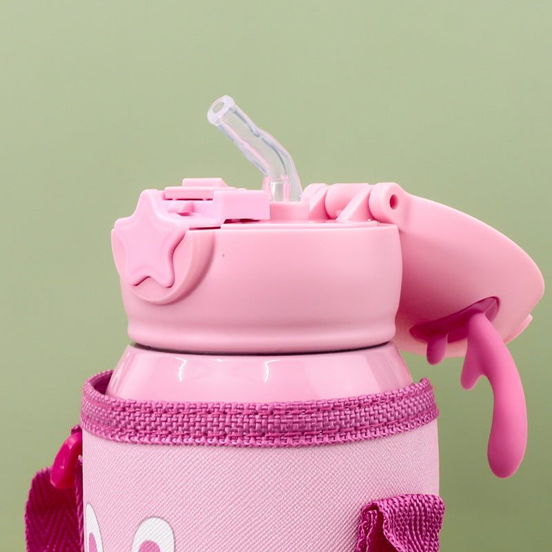 Insulated drinking bottle with funny rabbit design Bowlift