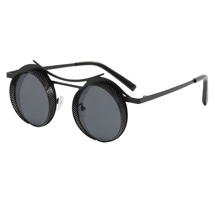 Women's fashionable round sunglasses with extravagant design Bowlift